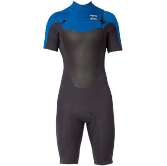 Billabong Foil 2mm Chest Zip GBS Spring Shorty Graphite